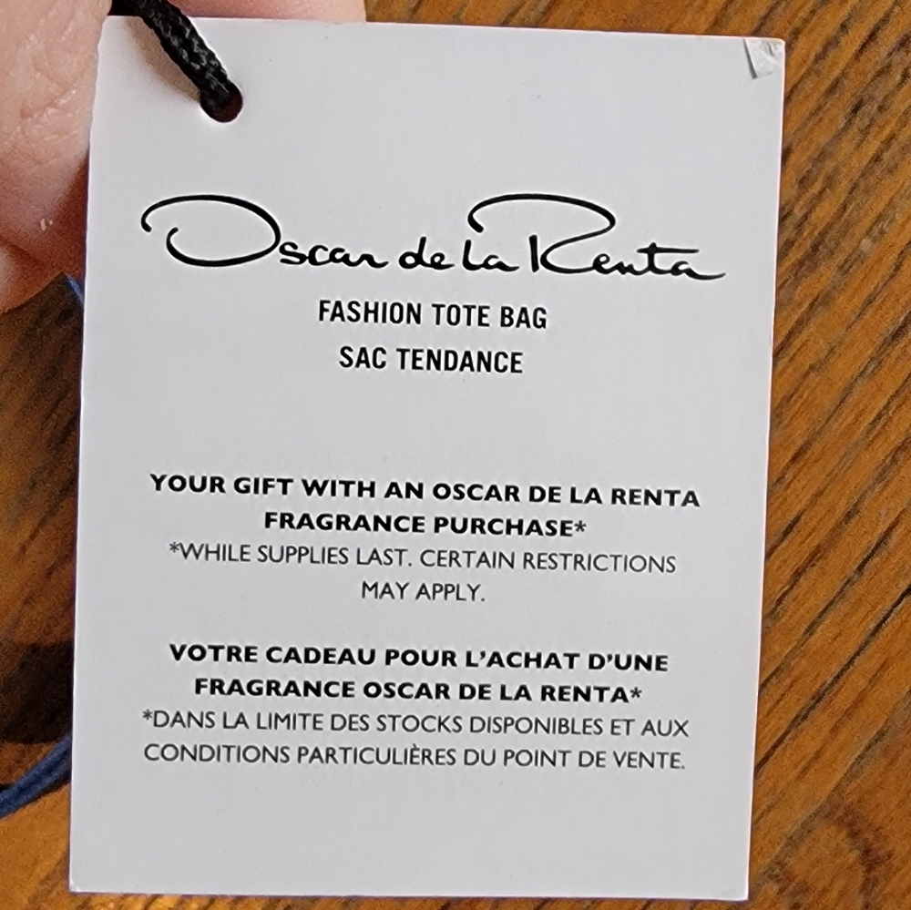 Oscar De La Renta tote bag - Picture 3 of 4